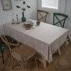 Rustic Lattice Tablecloth