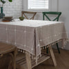 Rustic Lattice Tablecloth