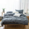 Washed Microfiber 4 Piece Bedding Sets