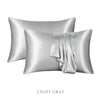 Silky Satin Pillow Cases 2 Pack Shams