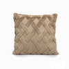 Short Wool Throw Cushion Covers