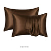 Silky Satin Pillow Cases 2 Pack Shams