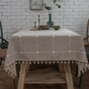 Rustic Lattice Tablecloth